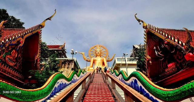 寺庙 佛教 苏梅岛 泰国 大佛 扫管笏帕艾 宗教 佛教寺庙