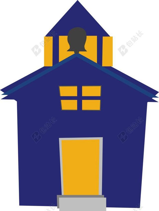 互联网科技矢量图校舍背景图片