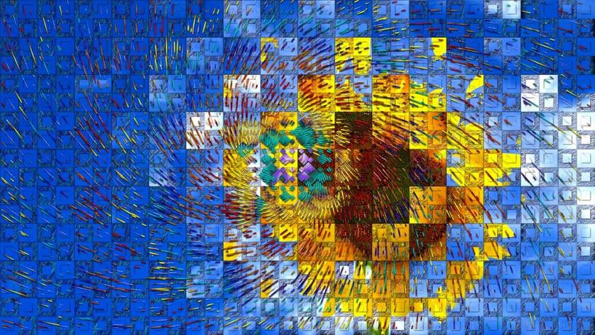 向日葵 万花筒 模式 饰品 边界 装饰饰品 移动模式