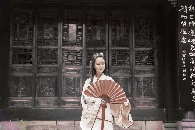 中国古风古装和服美女图片