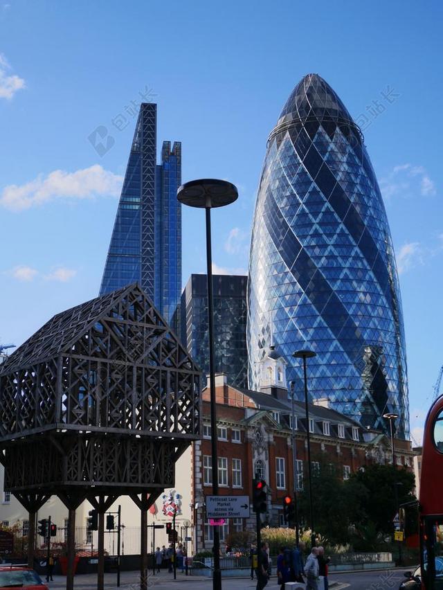陶片 小黄瓜 伦敦 城市 英格兰 碎片 建设 英国 天际线