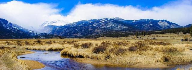 山 落基山 科罗拉多州 风景 景观 景区 范围 自然 河