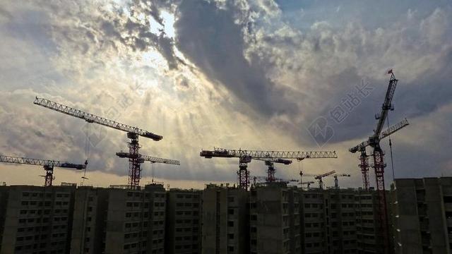 建设 网站 起重机 建筑施工 结构 重型设备 金属 天空
