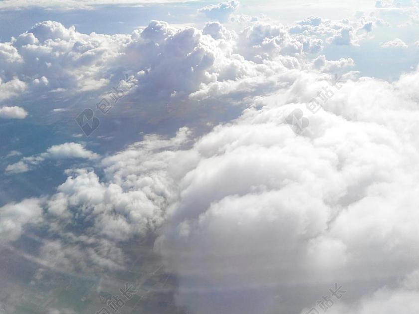 云 飞机 飞行 云层上方 从飞机上 旅行 假期飞行 飞