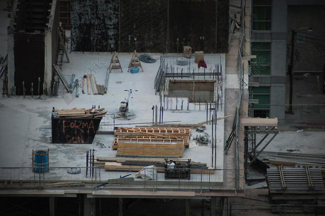 减租繁多建筑器材建造过程等建筑业背景图片