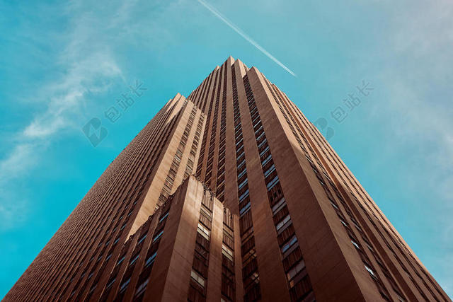 蓝色广告建筑设计航迹线背景图片