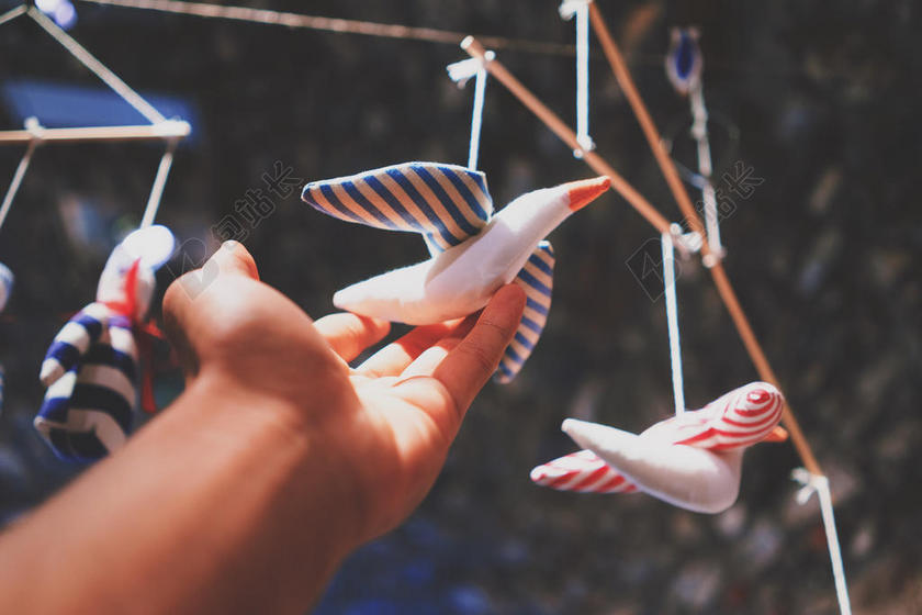 户外手工艺鸟装饰品背景图片