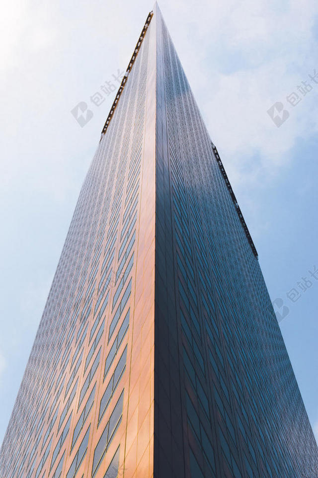 建筑高楼锋利一角背景图片
