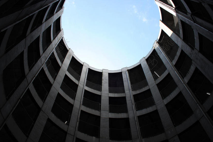 黑色建筑简约几何图案室内装修背景图片