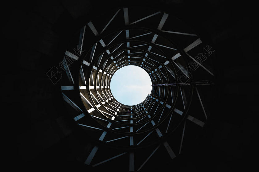 建筑时尚灯光建筑背景图片