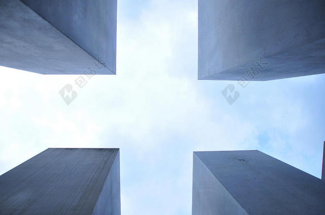 白色建筑大厦建筑学背景图片
