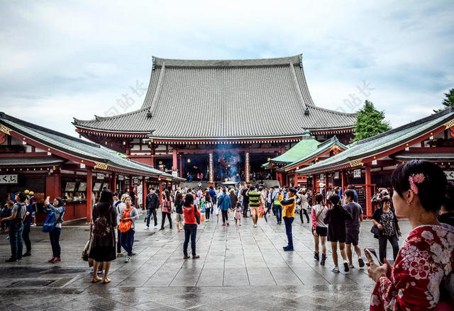 唯美建筑浪漫古代年代感人群聚集场所背景图片