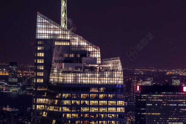 黑色旅游唯美高楼夜景城市背景图片