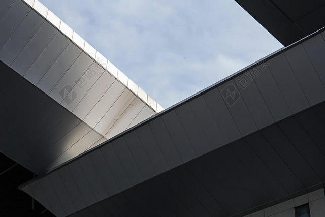 建筑简约屋顶建筑设计背景图片