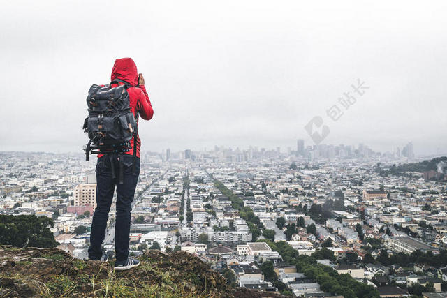 旅游唯美人拍摄宣传背景图片