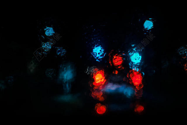 夜晚 晚上 黑夜 黑暗 灯光 霓虹灯 灯光 光线 激光 打火机