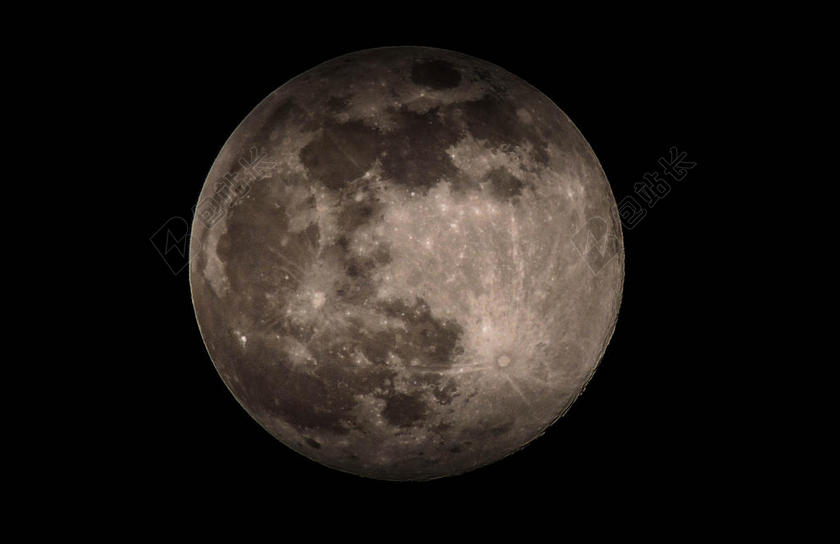 圆形的月球背景图片