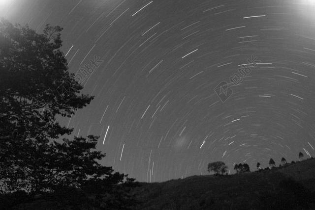 灰色摄影自然漫天星星宣传背景图片
