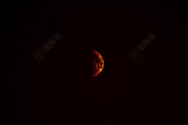 黑色天文神秘行星天文馆宣传背景图片