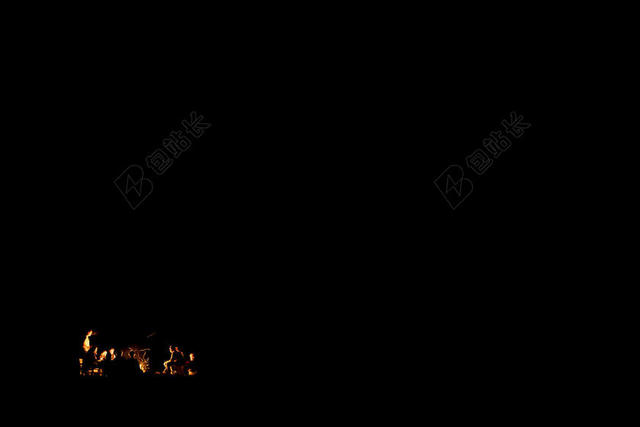 黑色艺术简约城市夜晚景观霓虹灯街景背景图片