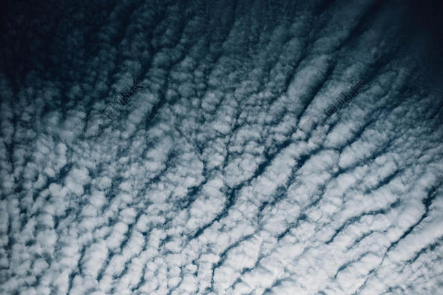 蓝白自然柔软不同的形状的云层自然云朵背景图片