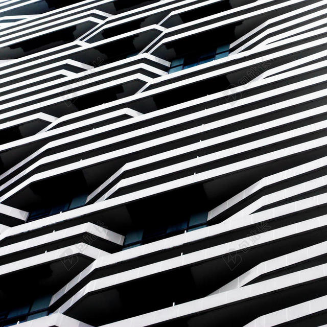 白色建筑纹理起伏的白色外墙背景图片