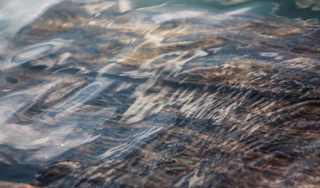灰色水纹理水透明流动水表面水流背景图片