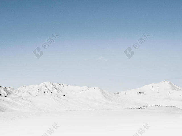 摄影简约被白雪覆盖的平地背景图片