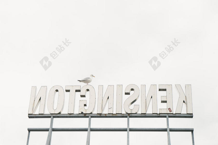 广告简约LOGO文字广告牌背景图片