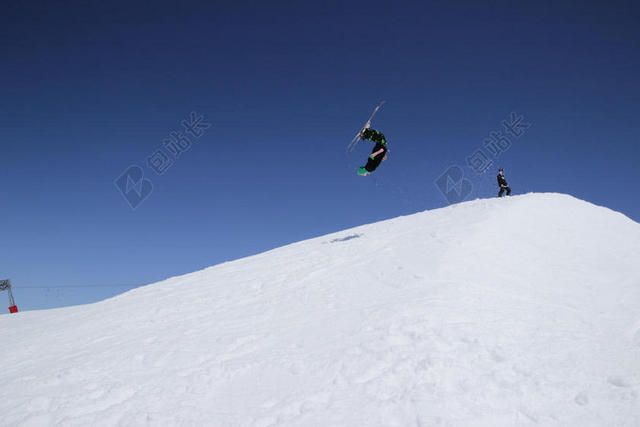 摄影时尚户外滑雪运动背景图片