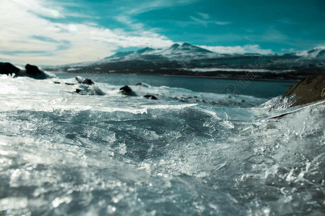 海滩 蓝色 寒冷的 黎明 黄昏 冰 冰山 冰岛 景观 长的 暴露 运动 山 自然 海洋 在户外 海 海景 海滨 天空 泼洒 夏天 日落 冲浪 旅行 水 波浪 波浪 打破 冬天