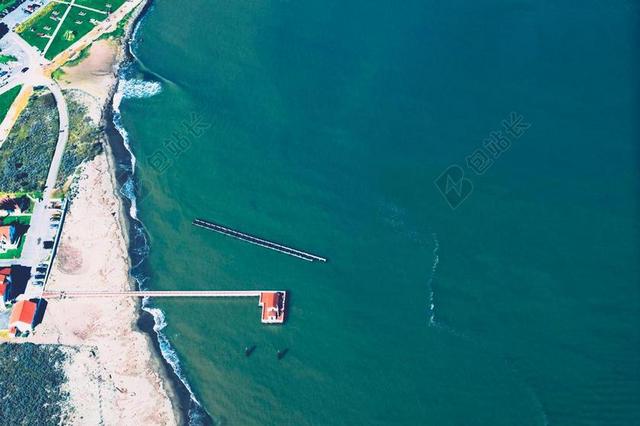 空中 海岸 日光 码头 海洋 在户外 码头 海 海滨 水