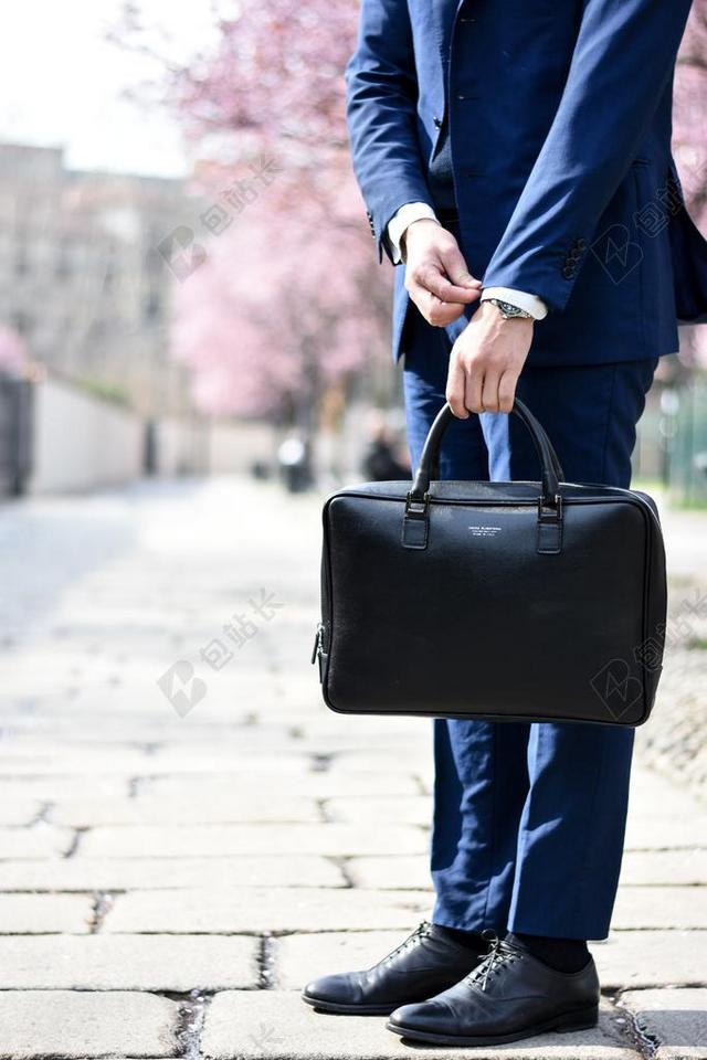 广告商务胜任业务装背景图片