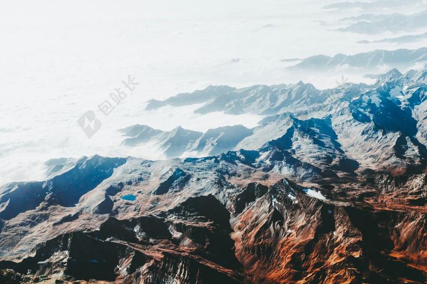 丽人 优雅 美丽 漂亮 女孩 女人 女性 山 山峰 顶峰 景色 天空 自然 环境 山 山峦 山峰