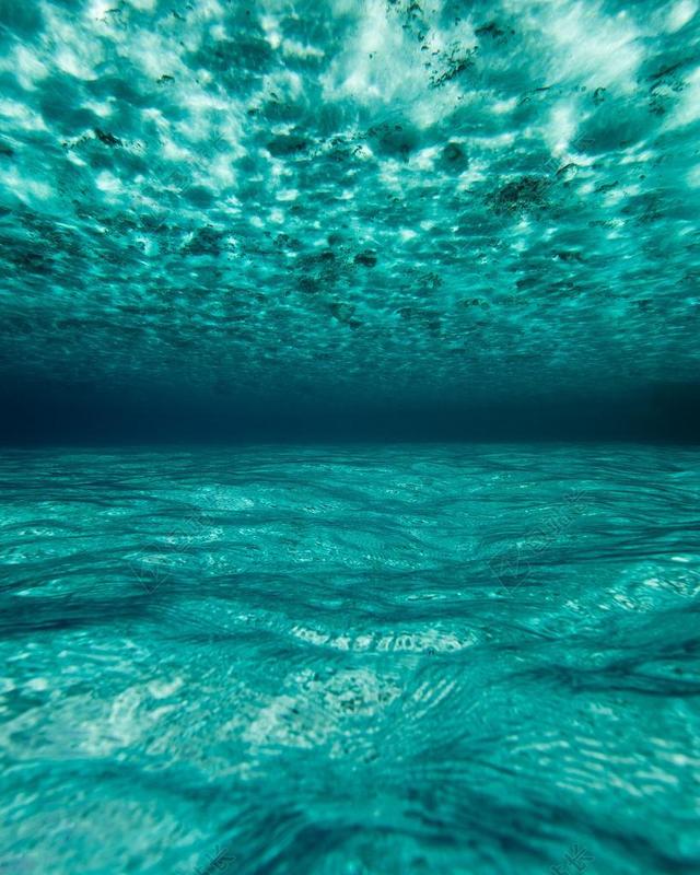 蓝色纹理组织纹海水背景图片