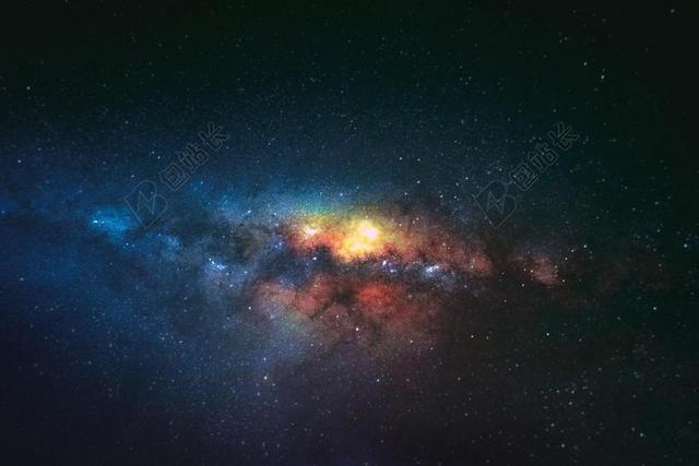 太空中美丽的星空背景图片