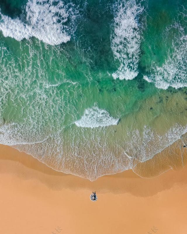 美丽的海湾背景图片
