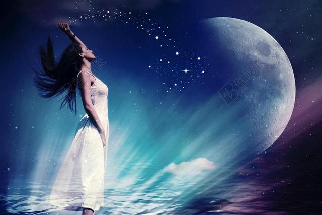女子 费 月球 明星 天文学 行星 十二生肖 天空
