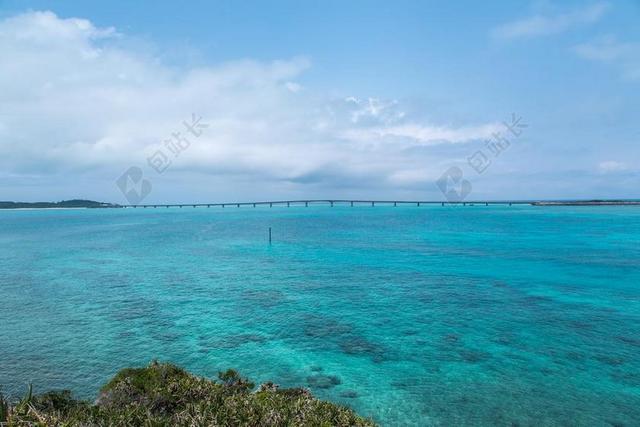 砂 水域 夏季 自然 冲绳