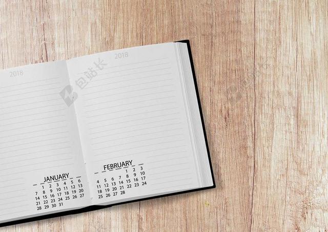 日历 本书 2018 日期 一年 一天 周 天的一周 办公桌