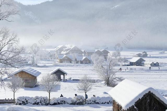 雪 冬天 冷 冻结的 弗罗斯特 山 首页 雾 寒冬 湖白湖