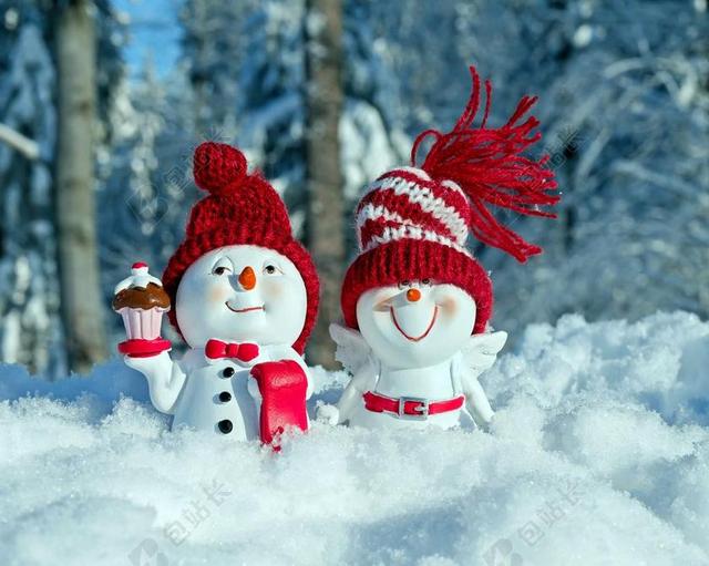 堆雪人 乐趣 数字 滑稽 第 雪的脸 冬天 雪 冷 寒冬