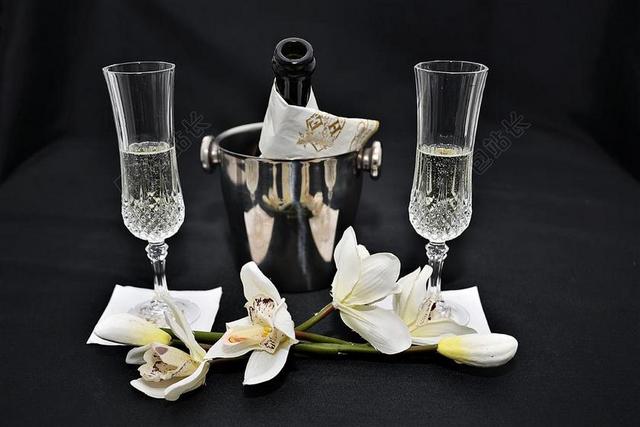 香槟酒 香槟酒杯 浪漫 庆祝活动 喝 受益 瓶香槟葡萄酒 酒类