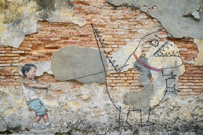 石头 砖 旧 墙 涂鸦 艺术 艺术家 油漆 图片 概念