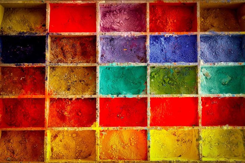 漆 FARBPULVER 艺术家的颜色 温度油漆 艺术家 画家