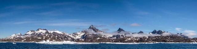 全景图 漂冰 冻结 山 海 荒野 冰 景观 自然 水