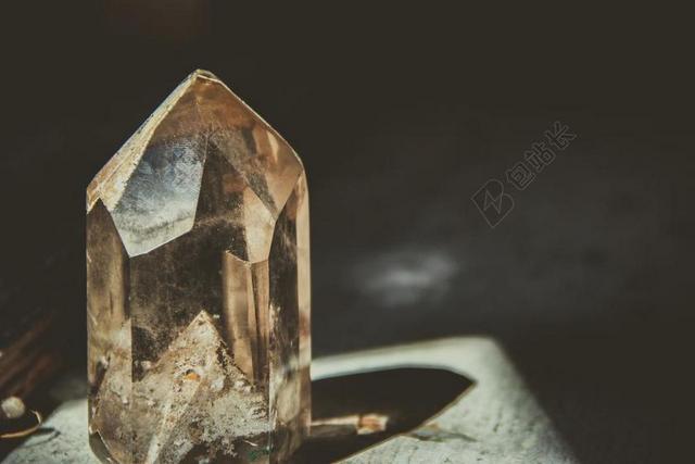 水晶 石 矿产 硬 地质学 纹理 自然 原 关闭 玻璃