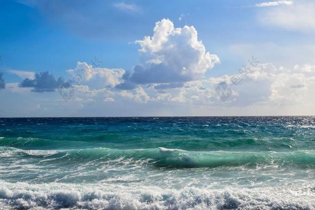海景 海 波 天空 云 自然 海滩 秋 阳光 地平线
