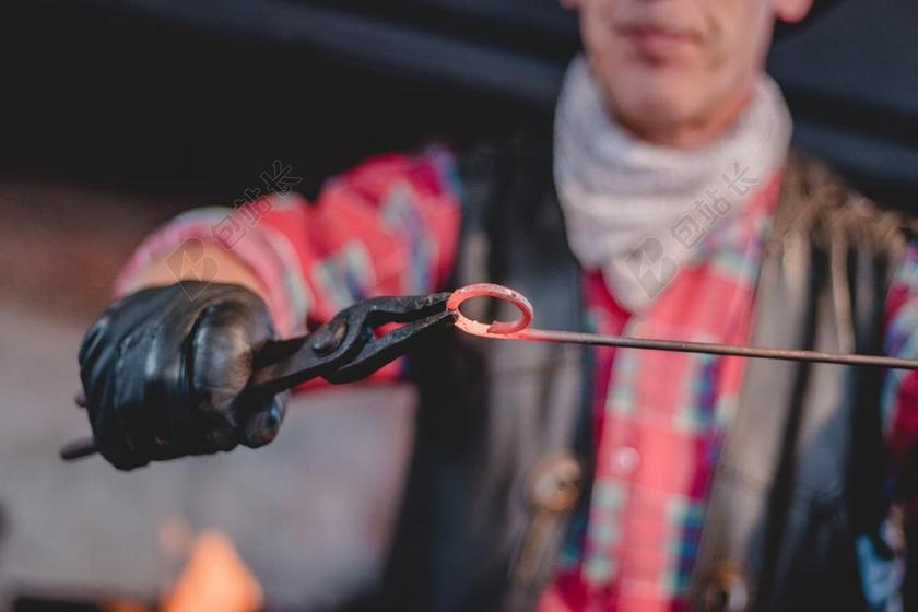 人类 工匠 成人 行业 铁匠 手工制作 技能 男子 环