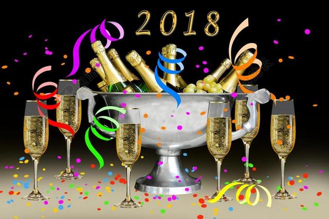 情感 新的一年的一天 除夕 2018 西尔维斯特 烟花爆竹